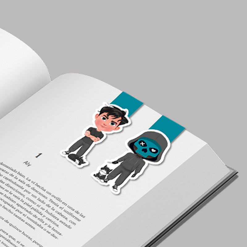 Magnetic Bookmark Lights Out Josh